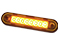 LED Sivuvalaisin Valeryd 120,4x12,8mm keltainen, 12-36V, sis. 150mm kappeli