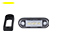 LED Sivuvalaisin Fristom 84,2x27,7x12,8mm Keltainen 12-36V sis. 15cm Kaapelilla